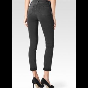 Paige Jeans Hoxton Crop rollup in Smoke Grey size 29